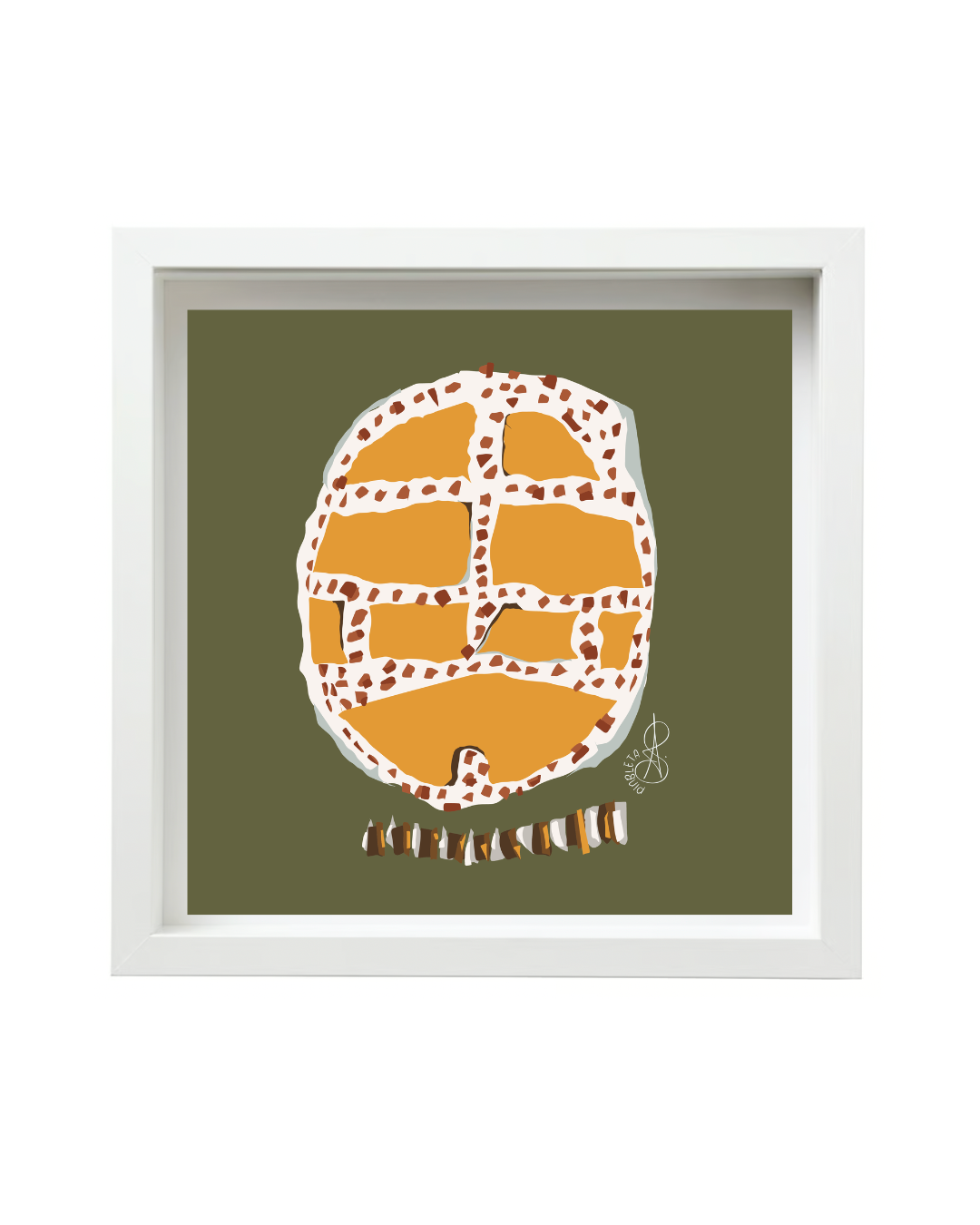 Lámina Etiopía · Máscara Viva X