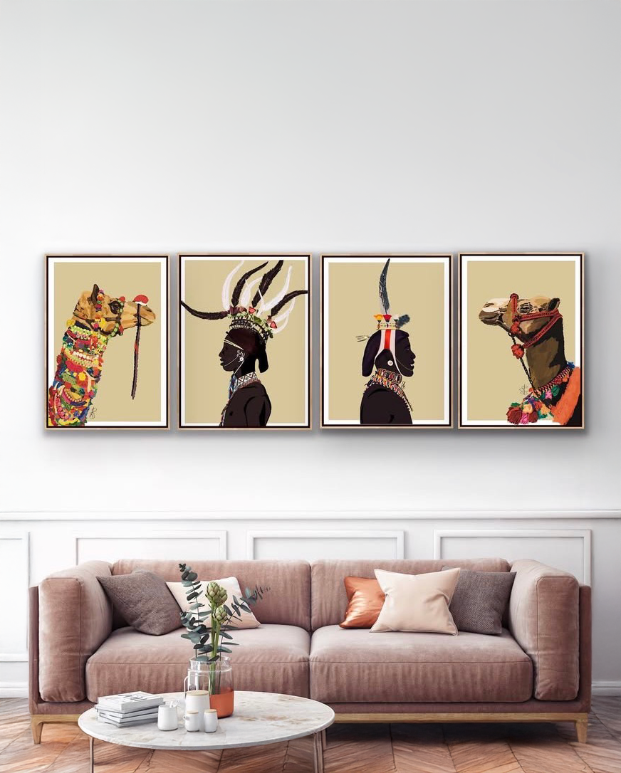 Lámina Egipto, Silencio del desierto I