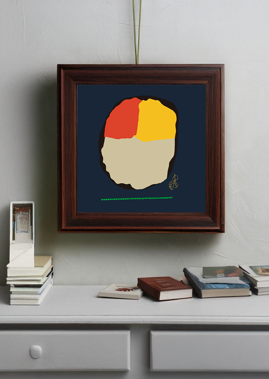 Lámina Etiopía · Máscara Viva III