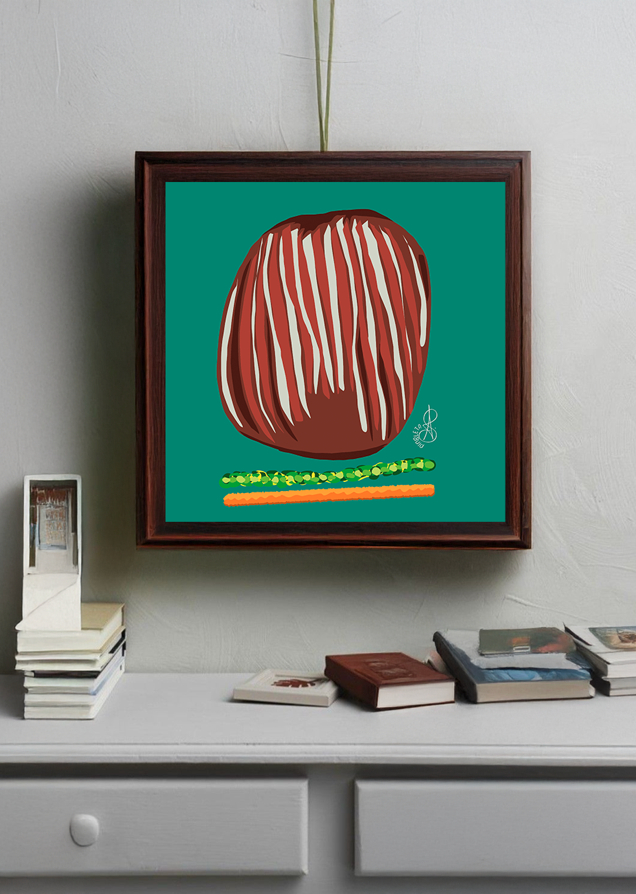 Lámina Etiopía · Máscara Viva IX