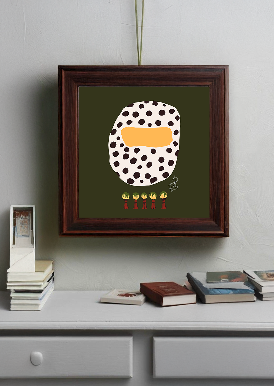 Lámina Etiopía · Máscara Viva II