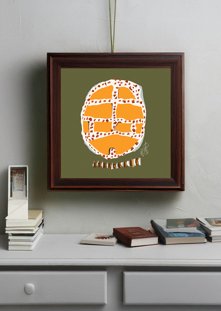 Lámina Etiopía · Máscara Viva X