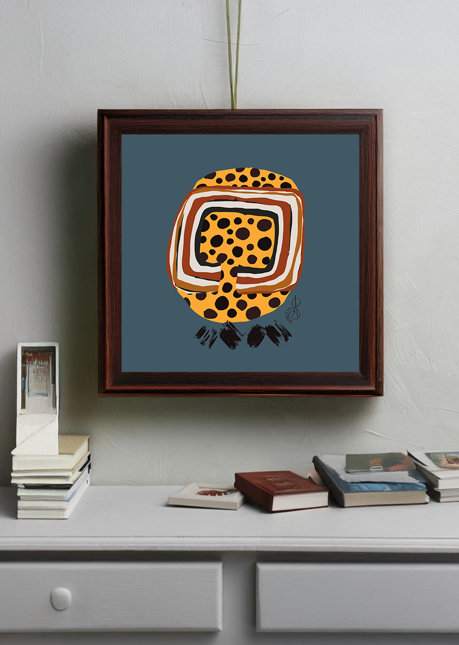 Lámina Etiopía · Máscara Viva V