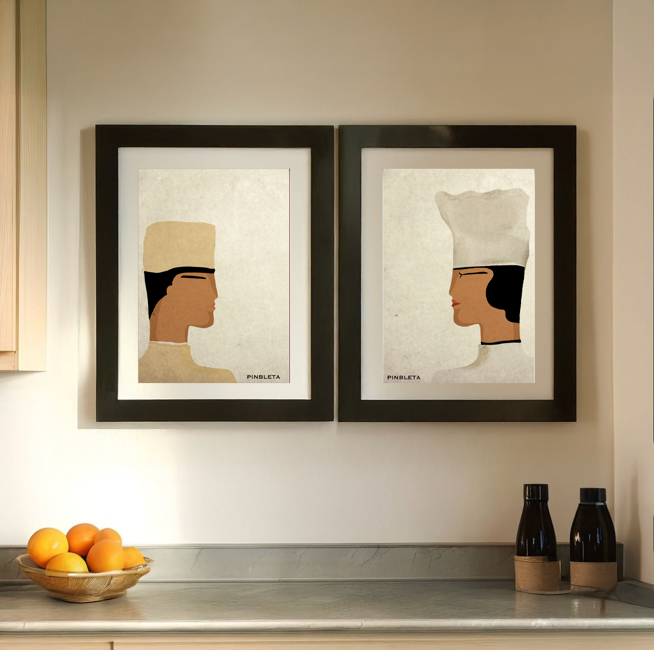 Lámina Chefs Beige III