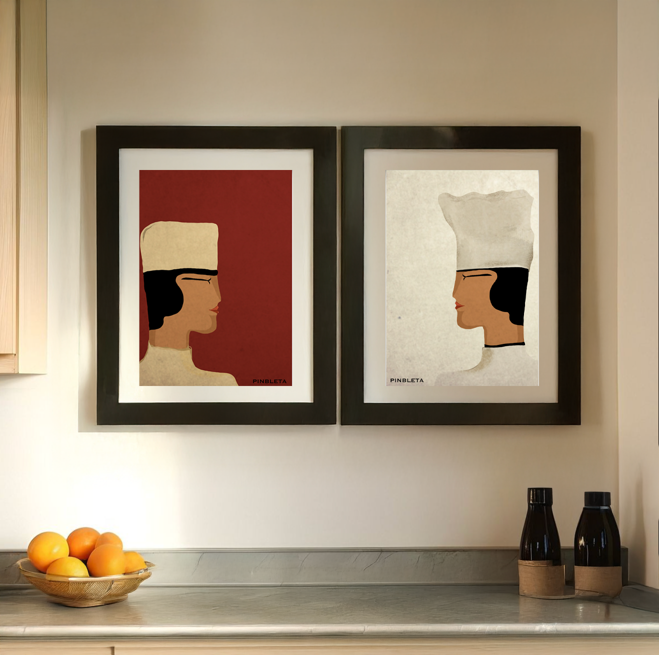 Lámina Chefs Beige III